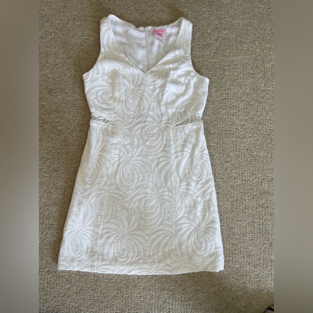 White Lily Pulitzer Lace Dress